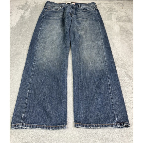 Vintage Y2K Levi's 569 Loose Straight Jeans Men's Size 34x30 Blue Baggy - Picture 1 of 13